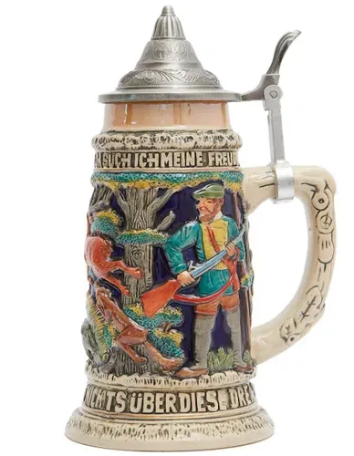 [171003] HAUCOZE Bierkrug mit Deckel – Tradition trifft Handwerkskunst.webp