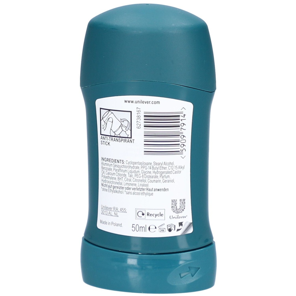 Rexona® Men Antiperspirant Deodorant Stick Nonstop Protection 72 H Cobalt Dry 50 Stiften