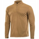Leichtes Fleece-Sweatshirt mit Stehkragen und Daumenloch Coyote Brown Grösse M – M-Tac