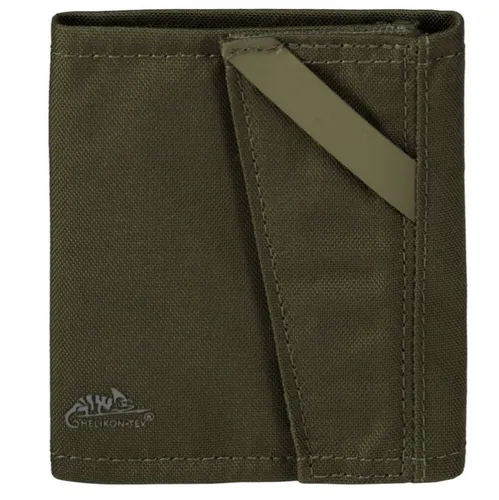 [170493] Cordura-Portemonnaie Klettverschluss – RFID-Schutz, Notiz-, Karten- und Münzfach, olivgrün