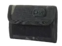 Praktisches Cordura-Portemonnaie mit Klettverschluss, Sichtfach, Münzfach und Kartenfächern, Schwarz