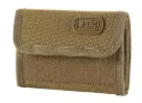 Praktisches Cordura-Portemonnaie mit Klettverschluss, Sichtfach, Münzfach und Kartenfächern, Coyote
