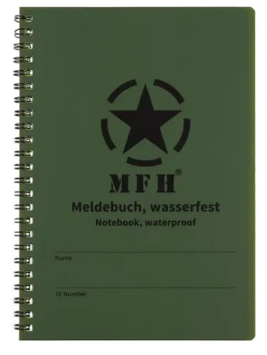 [170514] Wasserfestes Notiz- und Meldebuch - 100 Seiten