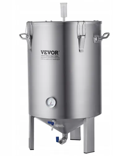 [170580] Biergärtank 60 Liter Inhalt aus Edelstahl mit Temperaturanzeige
