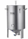 Biergärtank 60 Liter Inhalt aus Edelstahl mit Temperaturanzeige