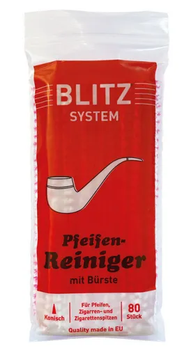 [170587] Blitz System Pfeifenreiniger  Rot / Weiss - 80 Stück je Beutel