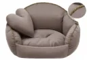 Elegantes Hundebett & Katzenbett aus Velours – Handgefertigte Qualität