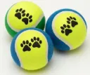 Set mit 3 Tennisbällen für Hunde – klassischer Spielspaß