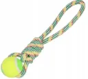 Zerrspielzeug für Hunde - Tennisball mit Seil