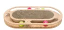 Kratzmatte aus Karton mit Spielzeug & Katzenminze – 46×25 cm