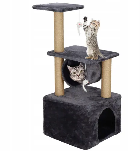 [170691] Kratzbaum auf 5 Ebenen – Komfort & Spielspass für deine Katze