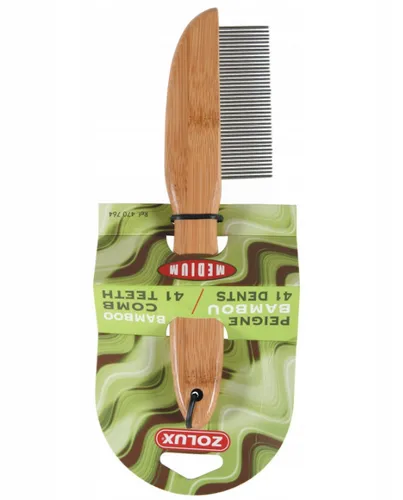 [170701] Zolux Bamboo Hundekamm – sanfte Pflege für mittlere & lange Fellarten