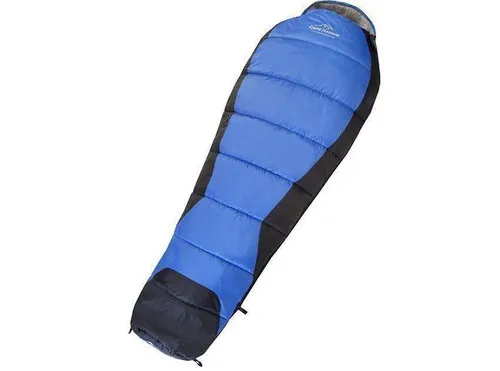 [170024] XL Schlafsack für Männer bis 195 cm – 12 °C Komfort, Eko Loft Hollowfiber, leicht & warm, Sapphire