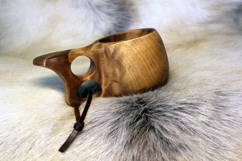 [170043] Kleine Kuksa aus Finnland 100%-Handmade by Kauko Raatiniemi