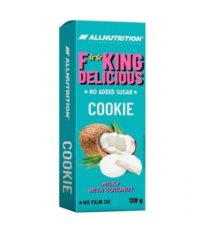 [170784] ALLNUTRITION F**king Delicious Cookie – Milch mit Kokosnuss (128 g)