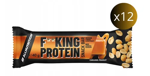 [170791] ALLNUTRITION FITKING PROTEIN BAR – Karamell-Erdnuss 40 g (12er-Pack)