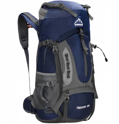 [170795] Springos® Rucksack 60L – Dein zuverlässiger Begleiter für Wanderungen und Reisen