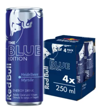 [170803] Red Bull Blue Edition 4 x 25cl