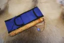 Ausziehbare Grillgabel – Handgefertigt in Finnland, Curly-Maserbirke & Edelstahl, 110 cm lang