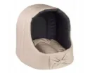 Kuscheliges Haustierbett L – Beige, Polyester, ausziehbares Kissen, robust und pflegeleicht