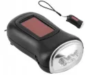 Solar-Taschenlampe mit Handgenerator – wiederaufladbar, 3W LED, Notfall & Outdoor