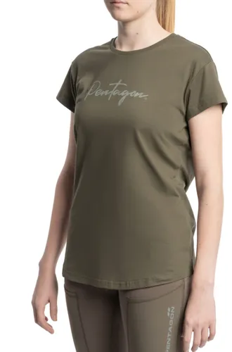 [170083] Leichtes Damen-T-Shirt aus 100 % organischer Baumwolle – Militärgrün