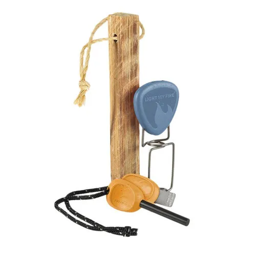 [170088] Outdoor Feuerstarter-Set mit Fire-Steel, Zunder & FireFork – wetterfest, kompakt, Light my Fire