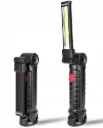 Werkstattlampe mit 5 Lichtmodi, Magnetfuß und USB-Ladung – schwenkbar 270° für Auto & Heimwerker