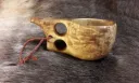 Finnische Kuksa aus Maserbirke - Handarbeit von Wood Jewel, 150 ml / m