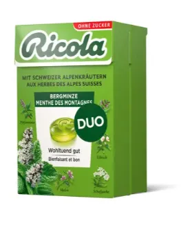 [170817] Ricola Bonbons Bergminze ohne Zuckerzusatz 2x50g