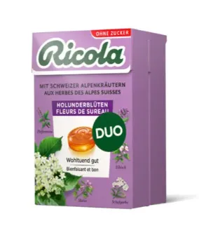 [170818] Ricola Bonbons Holunderblüten ohne Zuckerzusatz 2 x 50 g