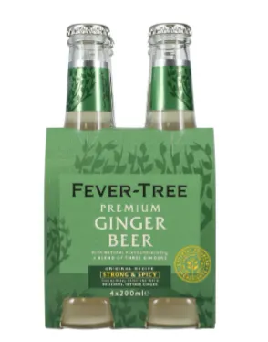 [170829] Fever Tree Ginger Beer alkoholfrei - 4 x 20 cl