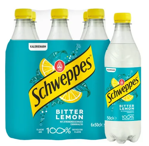 [170835] Schweppes Bitter Lemon 6 x 50cl