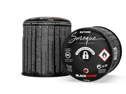Gaskartusche GAS CARTRIDGE BLACK - 190 Gramm für Shishas