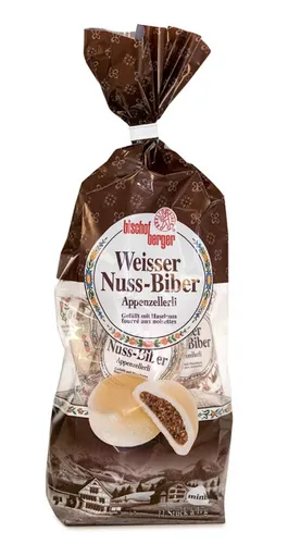 [170890] Gebäck Appenzeller Weisser Nuss-Biber, minis 187 g