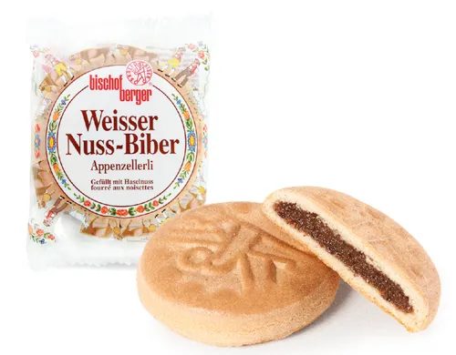 [170892] Gebäck Appenzeller Weisser Nuss-Biber 1 x 60 g