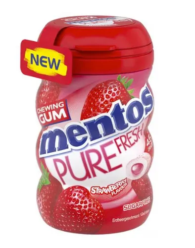 [170909] Kaugummi Mentos Strawberry Flavour 90g