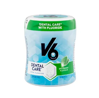 [170912] Kaugummi V 6 Dental Care - Spearmint Flavour