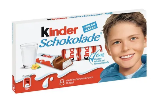 Ferrero Kinder Schokolade - 8 Riegel