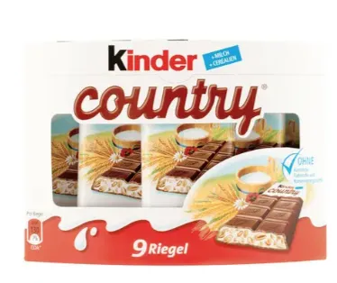 [170914] Ferrero Kinder Country - 9 Schokoladeriegel