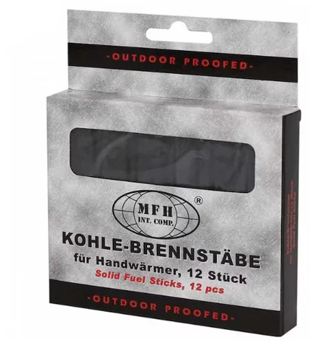 Kohlen-Ersatzstäbchen – 24er Pack für langanhaltende Wärme
