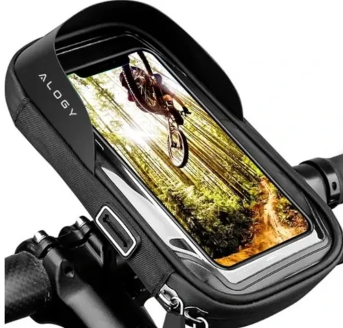 [171021] Wasserdichte Fahrradlenker-Tasche für Smartphones bis 6.4 Zoll – 0.5