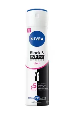 [171043] NIVEA Pure Invisible for Black & White Anti-Transpirant Spray 1 x 150 ml