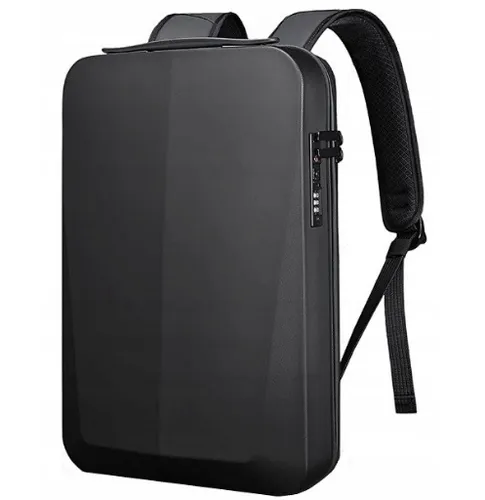 Business Laptop-Rucksack BANGE – Schwarz, wasserdicht, USB & TSA