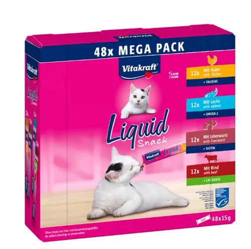 [171076] Vitakraft Liquid Snack für Katzen - Adult 48 x 15 g