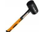 Werkzeuge - Professioneller Gummihammer 900 g mit Fiberglasstiel