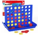 "4 gewinnt" – klassisches Strategiespiel für 2 Spieler, ab 3 Jahren, tragbar und kindersicher