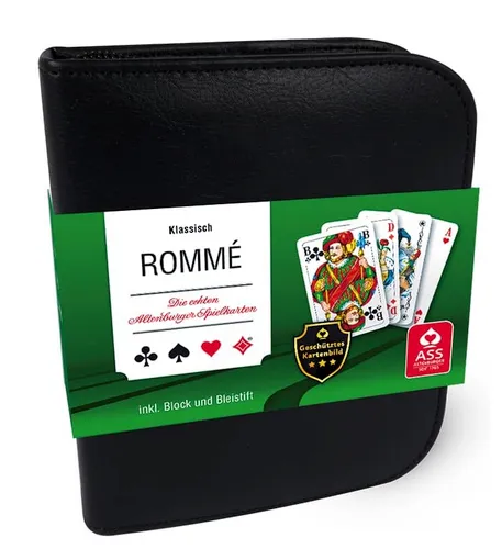 Kartenspielset mit 110 Karten, inkl. Joker, Etui, Block und Regeln – ideal für Familie & Reisen