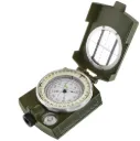 Badger Outdoor Prisma Military Kompass – Aluminium Feldkompass mit Peilfunktion und Etui