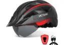 Fahrradhelm MTB Herren & Damen mit Magnetbrille, LED-Rücklicht & 21 Belüftungen VICTGOALF